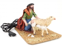Ver Ficha de Pastor esquilando una oveja 17 cm. (movimiento)