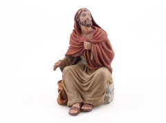 Ver Ficha de Pastor sentado con zurrón 12 cm.