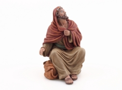Ver Ficha de Pastor sentado con zurrón 12 cm.
