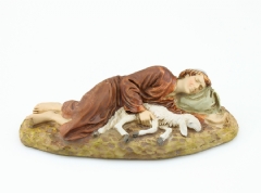 Ver Ficha de Pastor durmiendo con oveja 12 cm.