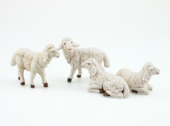 Ver Ficha de Grupo 4 ovejas surtidas 12 cm.