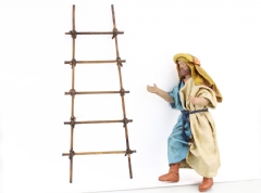 Pastor con escalera 14 cm. (2 piezas)