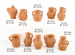 Surtido 10 vasijas romanas