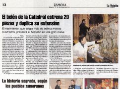 El belén de la Catedral estrena 20 piezas y duplica su extensión