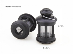 Ver Ficha de Farol redondo con tulipa transparente 3,7 cm.
