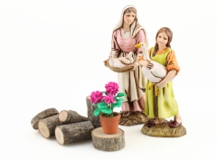 Ver Ficha de Pastora con palomas 12 cm.