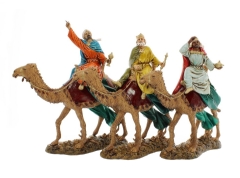 Ver Ficha de Reyes Magos a camello 12 cm. (3 piezas)