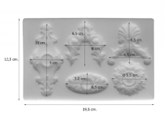 Ver Ficha de Molde silicona Cadence nº3 (19,5x12,5cm.)