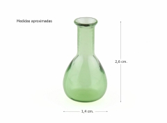 Decantador - vasija de cristal 2,6 cm.