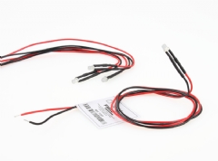 Pack 4 leds rojos efecto llama 12V.