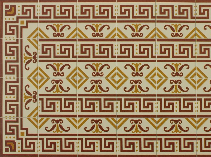 Mosaico - cenefa clásica