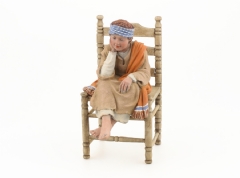 Niño hebreo sentado 17 cm.