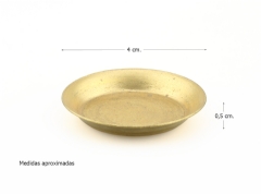 Bandeja de latón Ø 4 cm.