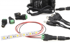 Pack 4 conectores hembra Jack 2.1x5.5 mm. 12V. CC.