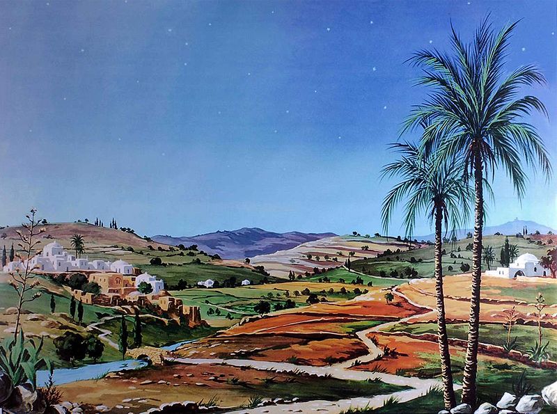 Fondo paisaje hebreo