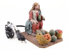 Ver Ficha de Vendedor de fruta con movimiento 17 cm. 220V.
