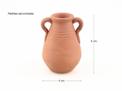 Tinaja cónica estriada 6 cm.
