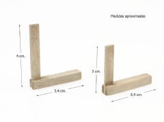 Escuadras de carpintero (Bolsa 2 UNI. surtidas)