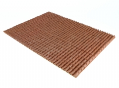 Plancha de tejas plástico rígido (33,5 x 24,5 cm.)