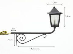 Farol con luz 12V.