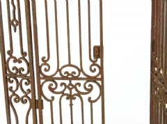 Puerta de forja barroca con 2 hojas