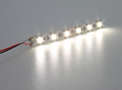 Pack 4 tiras de LED (10 cm.) blanco natural 12V.