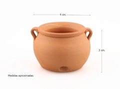 Olla con orificio para efecto olla hirviendo 4 cm.