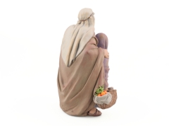 Abuelo y nieta 20 cm.
