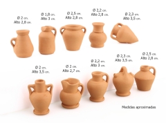 Ver Ficha de Surtido 10 vasijas clásicas 3 cm.