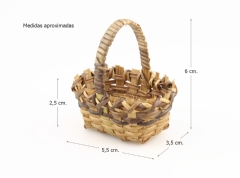 Ver Ficha de Cestas alargadas con asa 5,5 cm. (Bolsa 3 UNI. surtidas)
