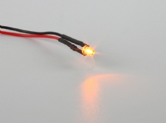 Pack 4 LED amarillo 3mm. 12V.