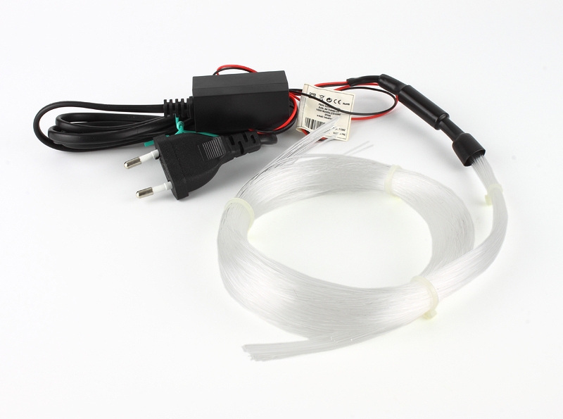 Iluminador LED de fibra óptica con 55 hilos 220V.