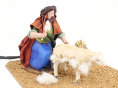 Ver Ficha de Pastor esquilando una oveja 14 cm. (movimiento)