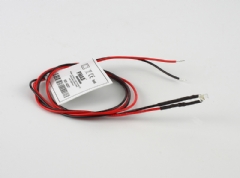 Pack 4 LED rojo 3mm. 12V.