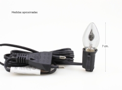 Lámpara luz fuego 220V. (efecto llama)