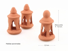 Farol granadino árabe de terracota 4 - 4,5 cm.