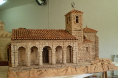 Maqueta de la Iglesia parroquial de Valverde del Majano (Segovia), 2007.